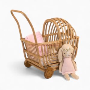 Rattan Doll Pram