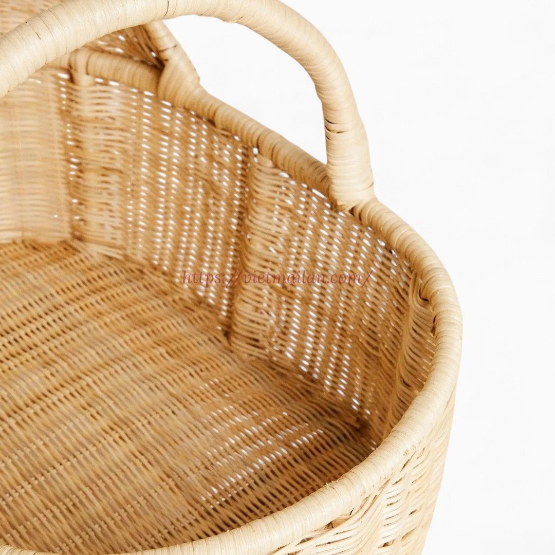 Vintage Style Rattan Stroller