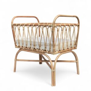 Artisanal Rattan Crib