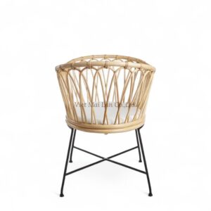 Baby Rattan Crib