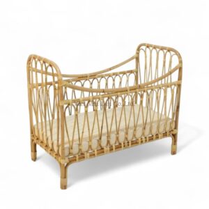 Breathable Rattan Crib