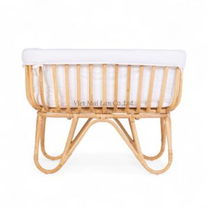 Compact Rattan Crib