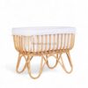 Compact Rattan Crib