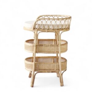 Durable Rattan Changing Table