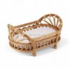 Eco-Friendly Rattan Doll Crib