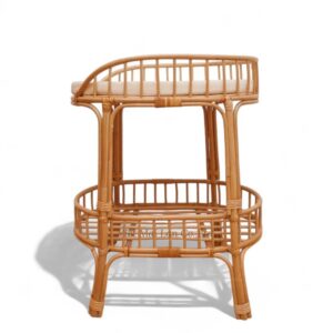 Elegant Rattan Changing Table