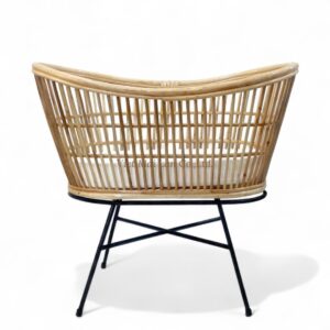 Elegant Rattan Crib