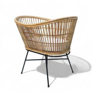 Elegant Rattan Crib