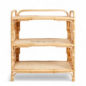 Handmade Rattan Changing Table