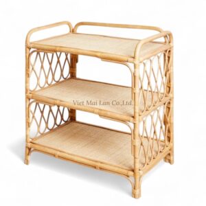 Handmade Rattan Changing Table