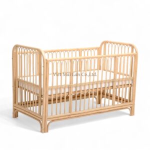Lightweight Rattan Crib