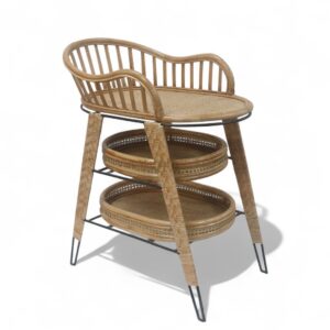 Natural Rattan Changing Table