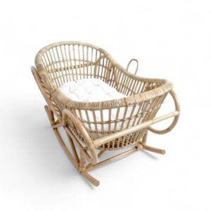 Natural Rattan Crib