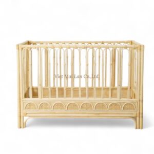 Premium Rattan Crib