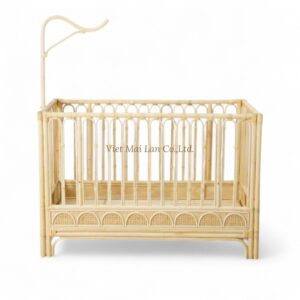 Premium Rattan Crib