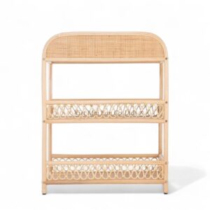 Stylish Rattan Changing Table