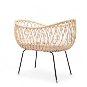 Stylish Rattan Crib