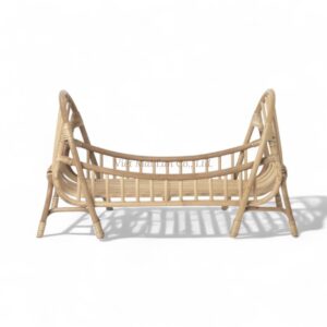 Timeless Rattan Doll Crib