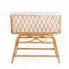 Vintage Rattan Crib