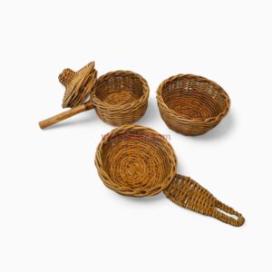 Adorable Rattan Cooking Set