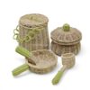 Charming Rattan Cooking Set