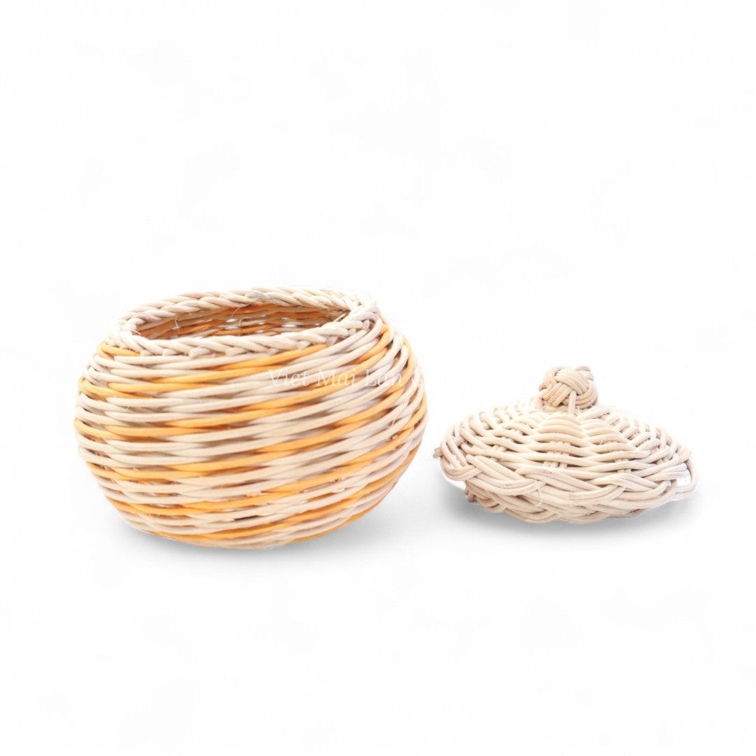 Classic Rattan Pot Play Toy