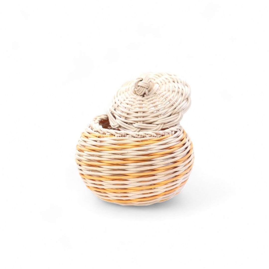 Classic Rattan Pot Play Toy
