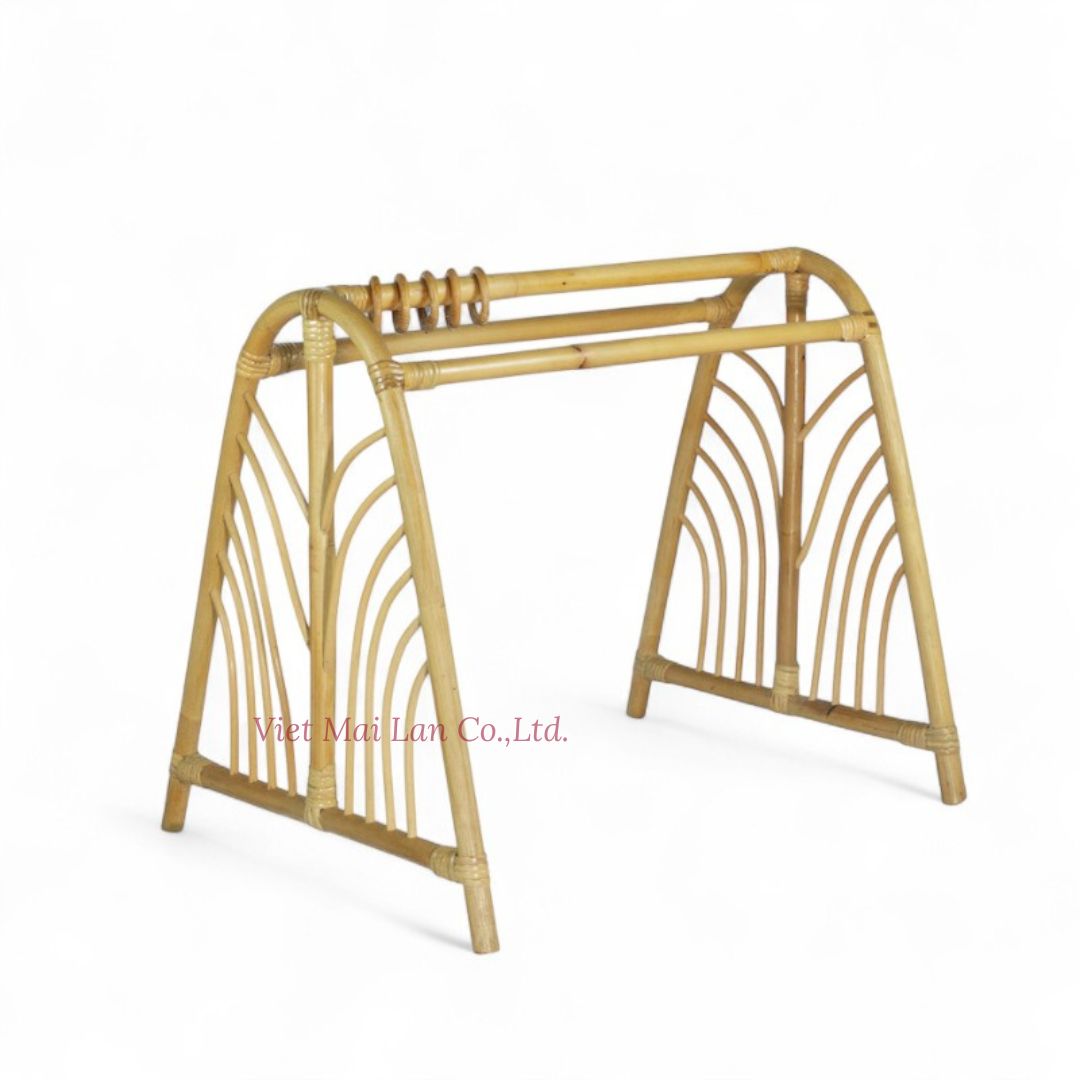 Cute Baby Rattan Play Gym