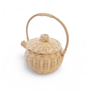 Cute Rattan Toy Teapot
