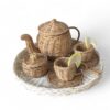Dreamy Rattan Tea Set for Kids