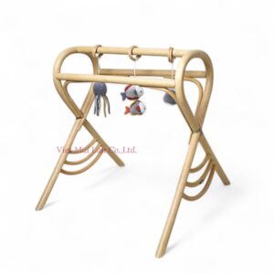 Handcrafted Rattan Play Gym