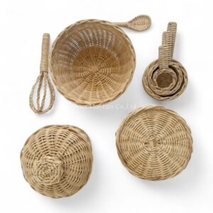 Handmade Rattan Cooking Set