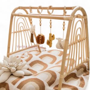 Lightweight Rattan Play Gym