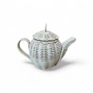 Mini Rattan Tea Set for Children