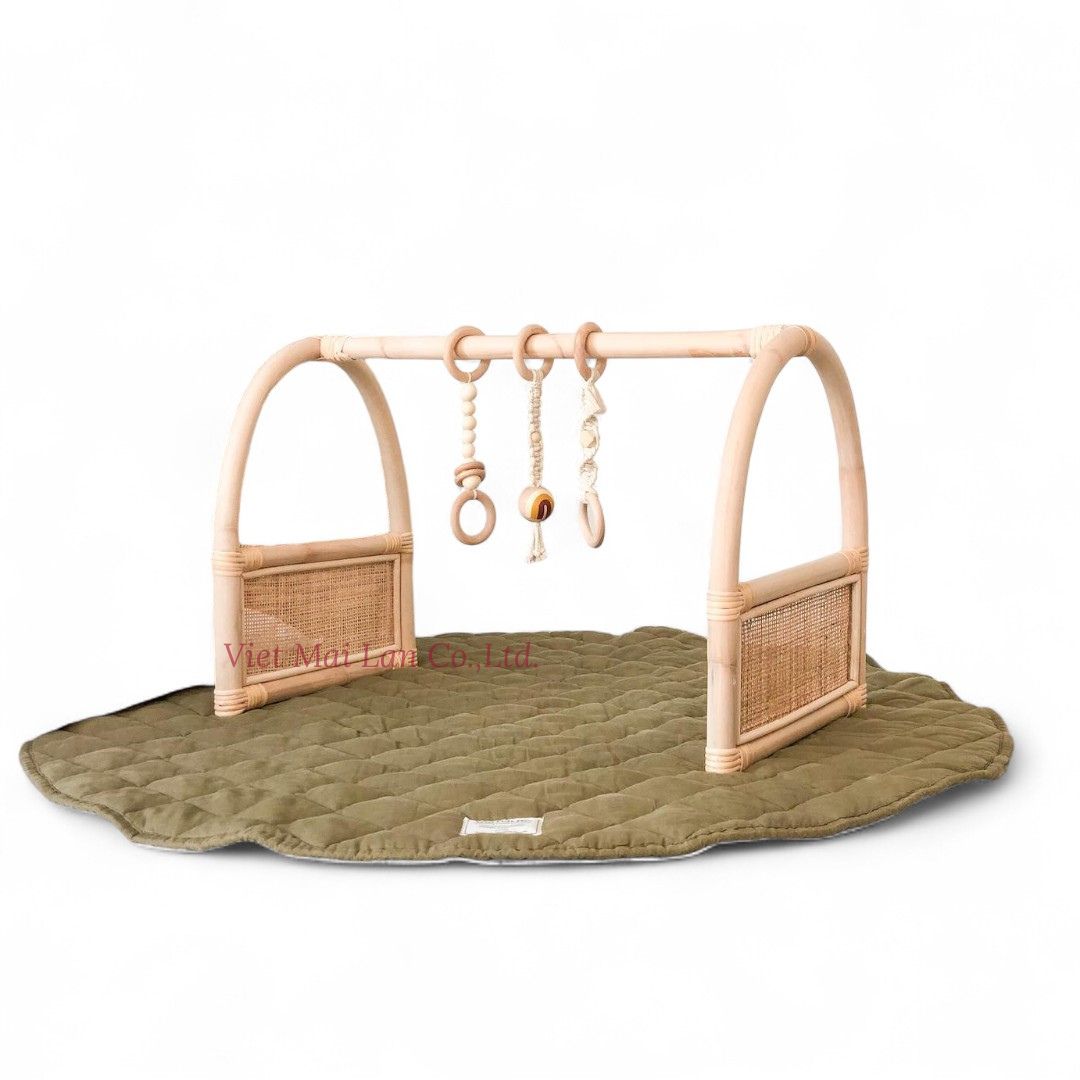 Modern Rattan Play Gym