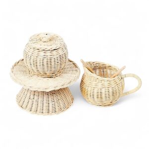 Natural Rattan Cooking Set