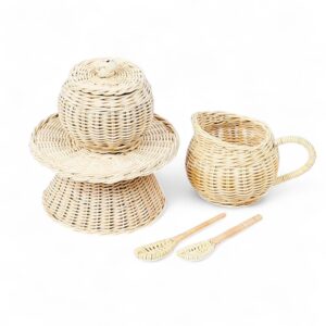 Natural Rattan Cooking Set
