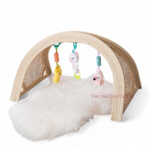 Natural Rattan Play Gym
