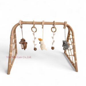 Organic Rattan Play Gym