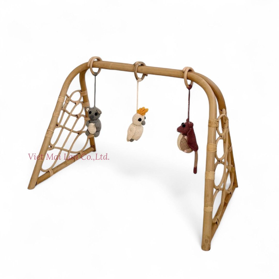 Organic Rattan Play Gym