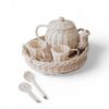 Rattan Tea Set for Kids