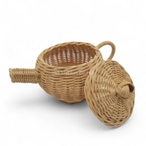 Rattan Toy Teapot