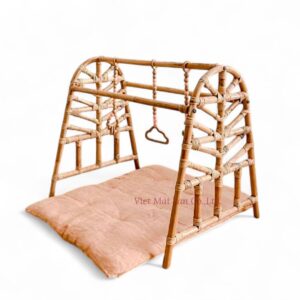 Scandinavian Rattan Play Gym