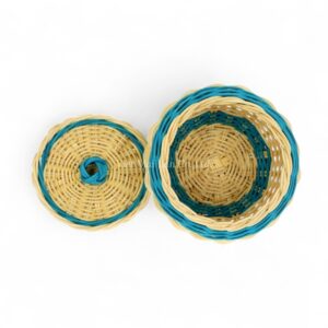 Vintage Style Rattan Pot