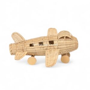 Adorable Rattan Airplane Toy