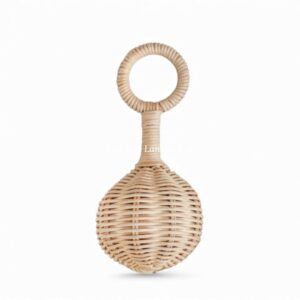 Adorable Rattan Baby Rattle