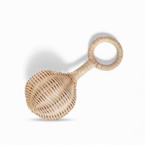 Adorable Rattan Baby Rattle