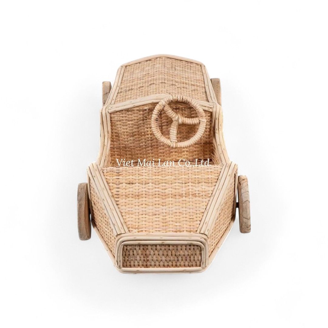 Adorable Rattan Car Toy