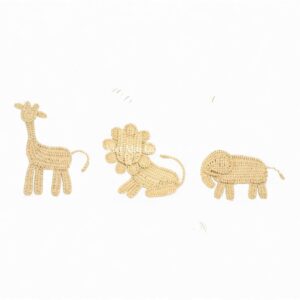 Animal Rattan Kids Wall Decor