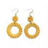 Beach Style Rattan Earrings